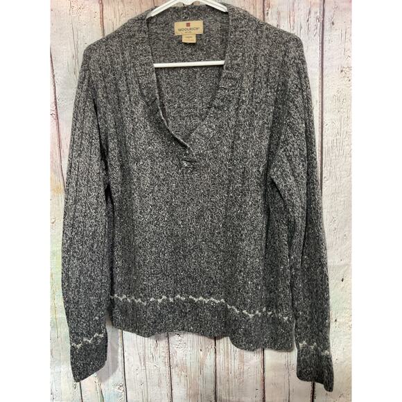 Vintage Woolrich V Neck Sweater Size Large - Picture 5 of 9